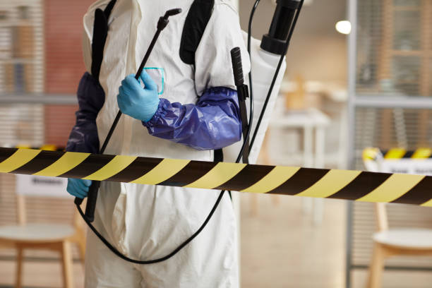 Professional Biohazard Cleanup technician working in Waimea, HI
